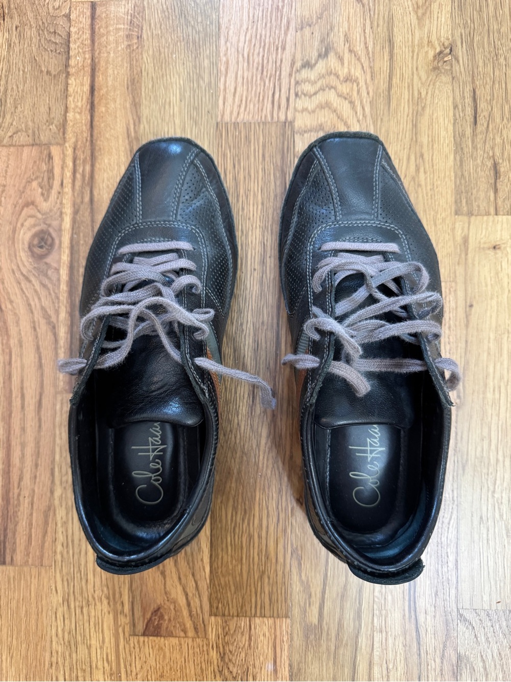 Cole Haan Men’s Black Leather Sneakers